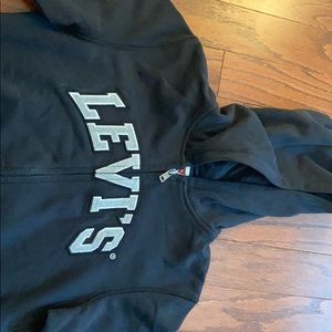NWT Levi's Grahic Front Zip-Up Hoodie